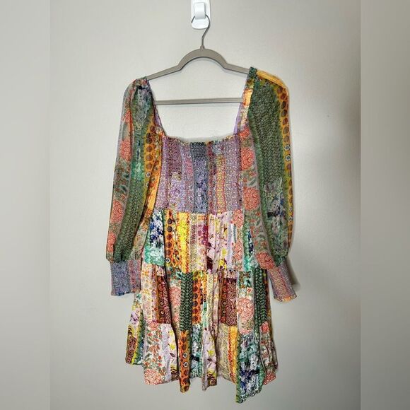 Alice + Olivia Rowen Smocked Dress NEW - Picture 6 of 9